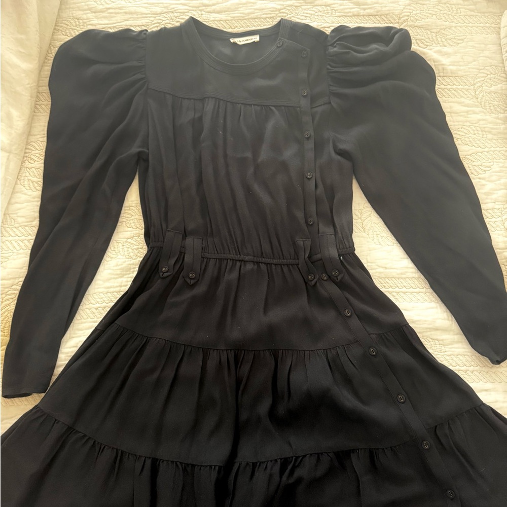 Ulla Johnson Elegant Black Long Sleeve Dress